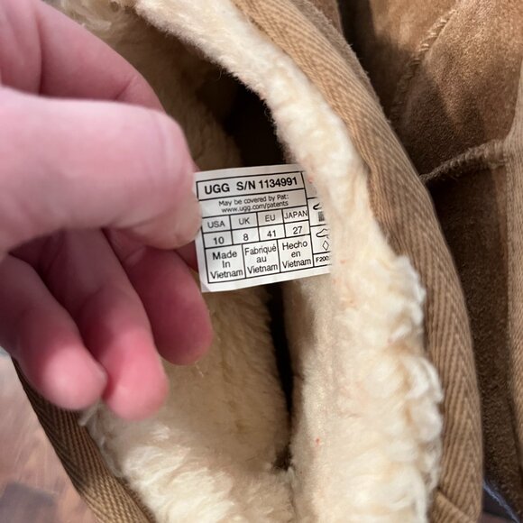 Ugg Classic Mini Platform Chestnut Boots Womens Size 10 SN 1134991 Booties - Picture 8 of 9